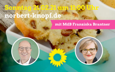 Frühstücksgespräch mit der Bundestagsabgeordneten Franziska Brantner