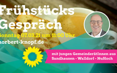 Frühstücksgespräch mit jungen GemeinderätInnen