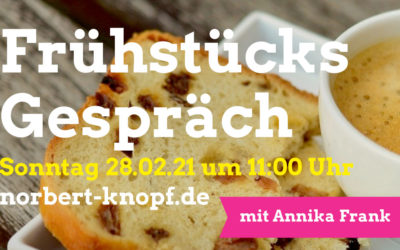 Frühstücksgespräch mit der Cartoonistin Annika Frank