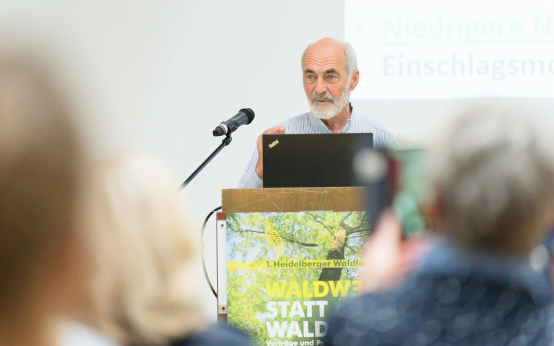 Veranstaltungsankündigung zur Waldbehandlung in Zeiten der Klimakrise – Forstwissenschaftler Dr. Lutz Fähser kommt nach Nußloch (Mo., 24.04., 19:00 Uhr)